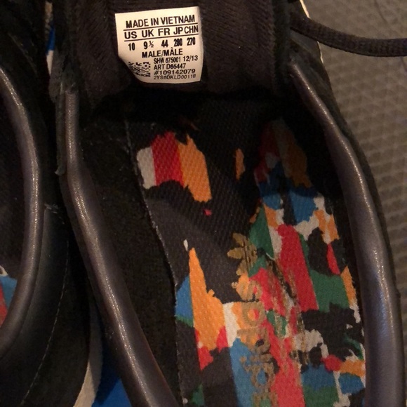 Men’s Adidas Spezial sz 10 black with white sole - Picture 7 of 9